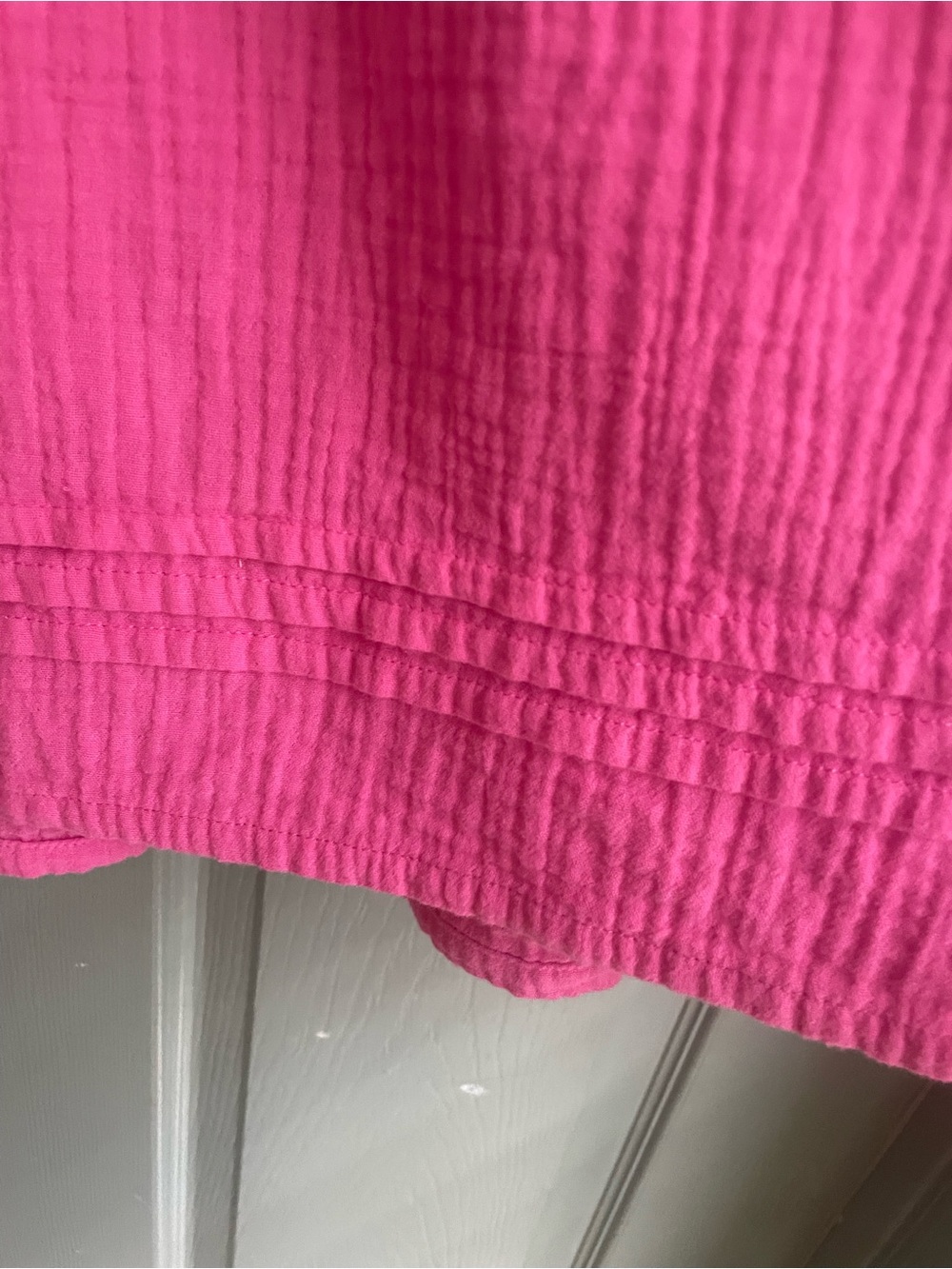 Boden Pink V-Neck Fit-and-Flare Short Sleeve Dress Size 12R - Picture 10 of 16